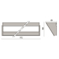 PII OMBRA 1000 S/M 30° 36W 3000K  304945 