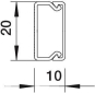 OBO WDKH-10020RW Wand-u.Deckenkanal 