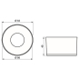Jung Aufputz-Set f.KNX    PMM-AP-SET-WWM 