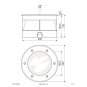 EVN LED Bodeneinbau -rund -  PC67102402S 