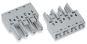 WAGO 770-244 Buchse,4-polig,Kod. B,grau 