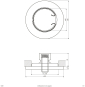 Einbauleuchte Stahl plan starr    523001 