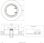 EVN Halogen-Einbauleuchte plan    751014 