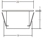 BRUM LED-Lichtpunkt ED/Kunstst. 14011223 