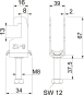 OBO 2056U M 34 A4 Bügelschelle 