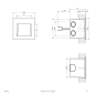 EVN LED Wandleuchte -quad. -  P654030102 