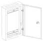 Siemens 8GK10521KK11 ALPHA160DIN Wand- 