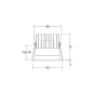 BRUM LED-Einbauleuchte          12035173 