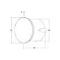 Brumberg LED-Wandeinbauleuchte  10158073 