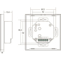 BRUM Wandpanel weiss zu         18194070 