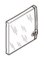 Legrand 001338 Kunststofftür Transparent 