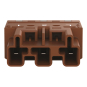 WAGO 770-1373 Stecker,3-polig,braun 