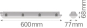 LEDV DAMP PROOF VALUE FR-Leuchte IP65 PC 