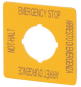 EATON M22-XYK11 Schild NOT-HALT   121373 