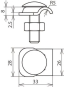 DEHN Klemmbock mit Schraube und  390157 