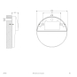 EVN LED Wandanbau downlight    L54031502 