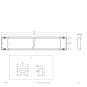 EVN LED-Anbauleuchte weiß      L5972440W 