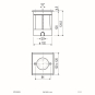 EVN LED Bodeneinbau -quad. -  679435A504 