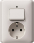 GIRA 017603 Kombi Aus-Wechsel/SCHUKO 