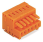 WAGO 734-208 1-Leiter-Federleiste,CAGE 