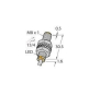 Turck Induktiver Sensor,    BI2-M08-AP6X 