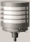 BEGA Pollerleuchtenkopf silber  99778AK3 
