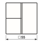 Jung Tastensatz 3fach kpl     A403TSAANM 