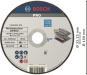 Bosch Trennscheibe gerade     2608601513 