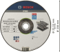 Bosch Trennscheibe gekröpft   2608601514 