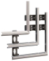 Hager Flachwinkel Stahl  BKIS121305D9016 