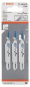 Bosch 3Stichsägeblatt T118GFS 2608636498 