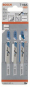 Bosch 3Stichsägeblatt T118A   2608631507 