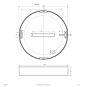 EVN LED Anbaupanel,ws IP44 -   ATR220125 
