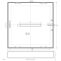 EVN LED Anbaupanel -quad. -    ADQ300125 