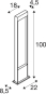 SLV FLATT POLE 100 Outdoor LED   1002959 