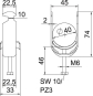 OBO BS-H1-M-40 A2 Bügelschelle 2056 