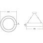 Brumberg LED-Pendel, D=450mm,   13555188 