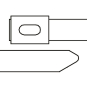 Hellermann MBT8S-SS316-ML Estkabelbinder 