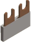 FTG Gabel E 2 1-polig 10qmm      ES10210 