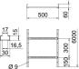 OBO LG 650 VS 6 FT Kabelleiter gelocht m 