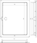DEHN Revisionstür St/tZn          476100 