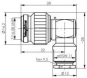 TEGA TNC-Kabelwinkelstecker  J01010A0073 