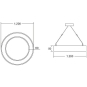 Brumberg LED-Pendel-Ringl. 3000 13833183 