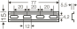 Hensel Tragschiene 77mm         DK TS 04 