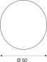SLV Außenkugel ROTOBALL FLOOR 50  227221 