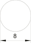 OBO RD 8-CU Rundleiter massiv 8mm Cu 