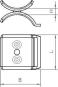 OBO 2058 M2 12 DD Doppelwanne 8-12mm St 