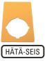 EATON M22-XZK-SF99 Schild NOT-AUS 216477 