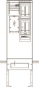 Hager Zähleranschlusssäule     ZAS205MM9 