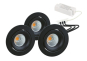 Rutec LED-Einbaustrahler3er   ALU57332WW 